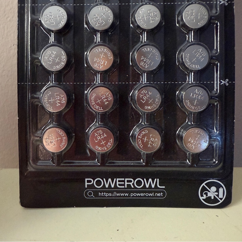 LR44 Coin Cell Battery Pack, Powerowl - Picture 3 of 6